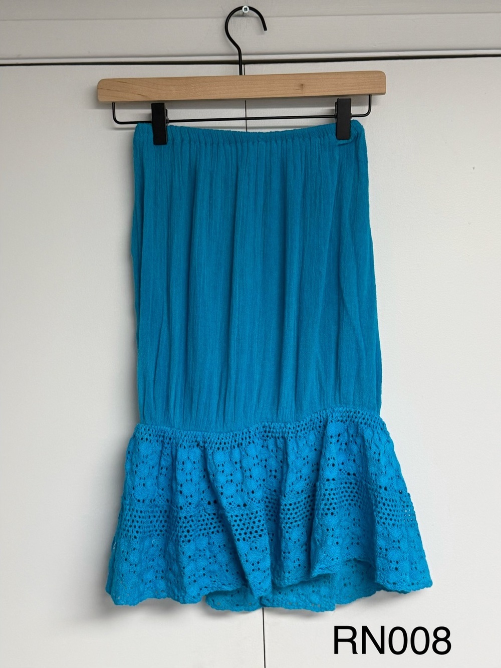 Jen’s Pirate Booty Turquoise Crochet Convertible Skirt Dress